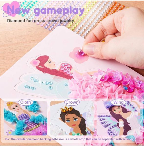 Книга для творчості та дизайну з тканини Mirola kids від Jar melo Чарівні Принцеси 	MK96062 фото