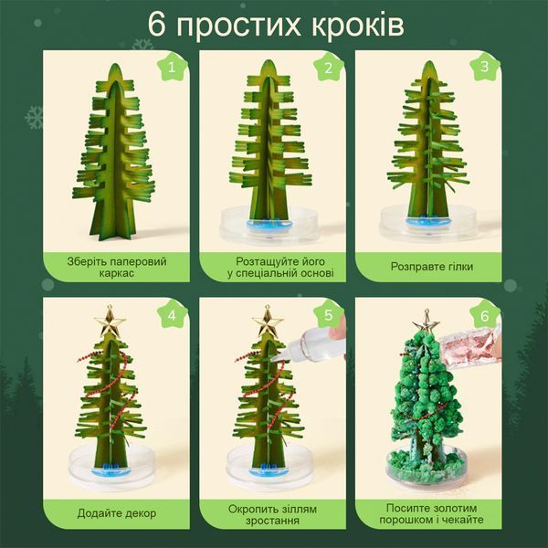 Набір по вирощуванню кристалів - Новорічна ялинка CT2216 фото
