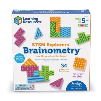 Навчальний ігровий набір Learning Resources - Кольорова геометрія  LER9306 фото