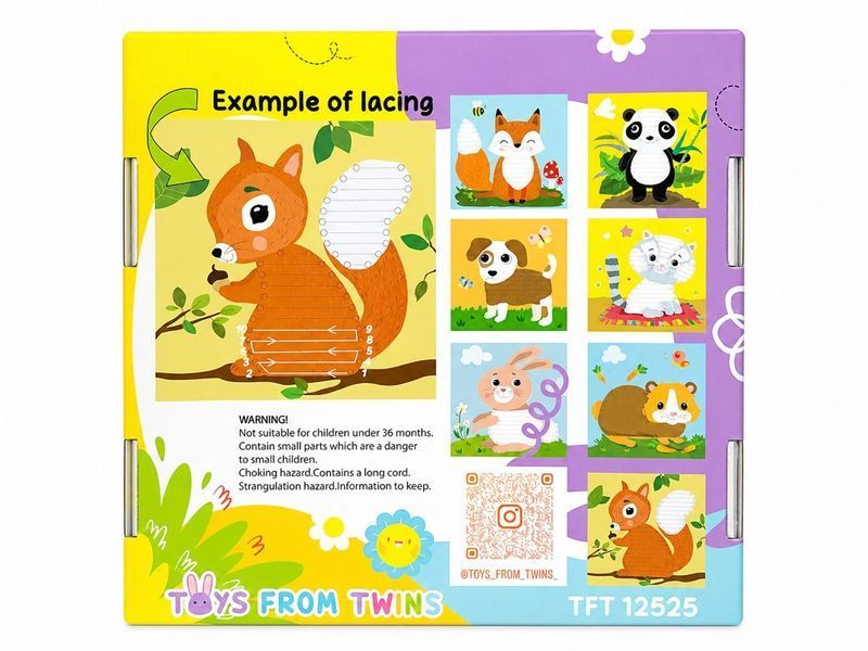 Lacing wool Animal KIt (Хутряна шнурівка) TFT12525 фото