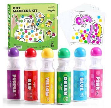 Точковий живопис Jar Melo 6 кольорів Dot Painting 	JA91494 фото