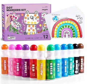 Точковий живопис Jar Melo 12 кольорів Dot Painting 	JA93931 фото